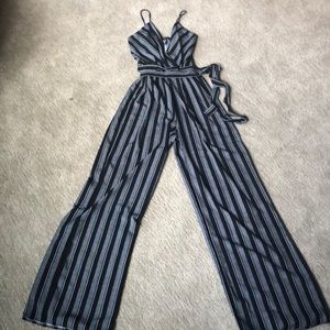 Wide leg pants jumper